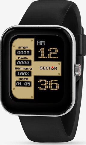 SECTOR Digital Watch in Black: front