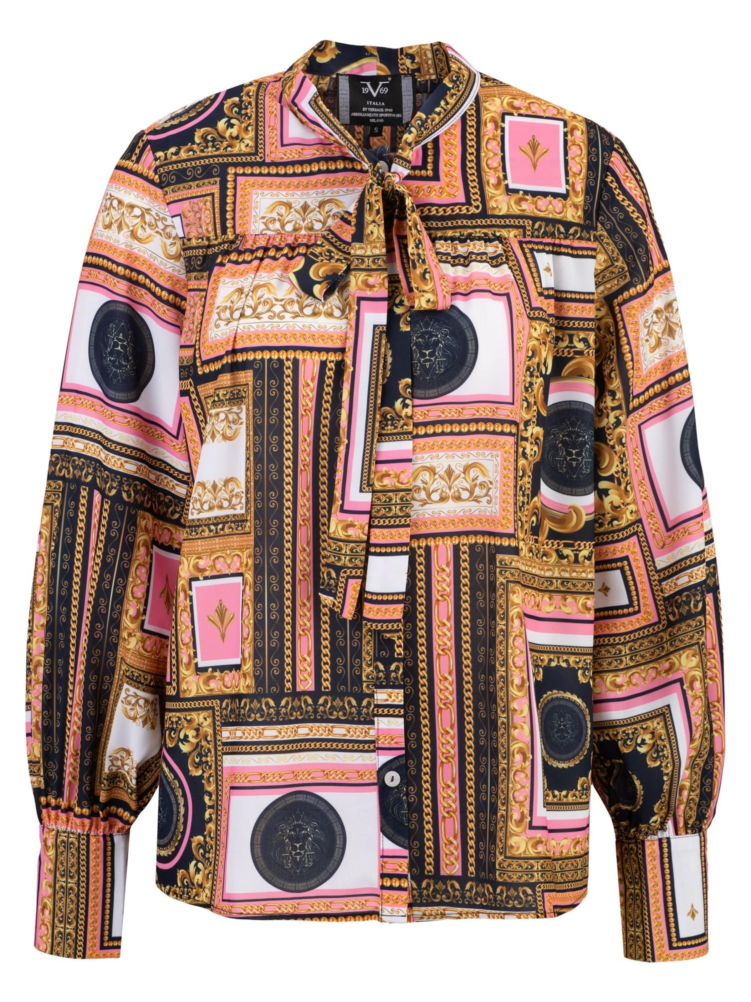 Camicia da donna &#x27;Lavina&#x27; di 19V69 ITALIA in giallo: frontale