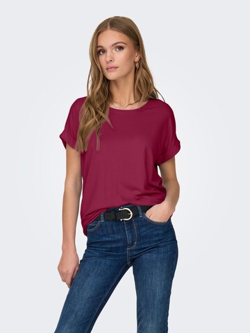 ONLY T-shirt 'ONLMoster' i lila: framsida