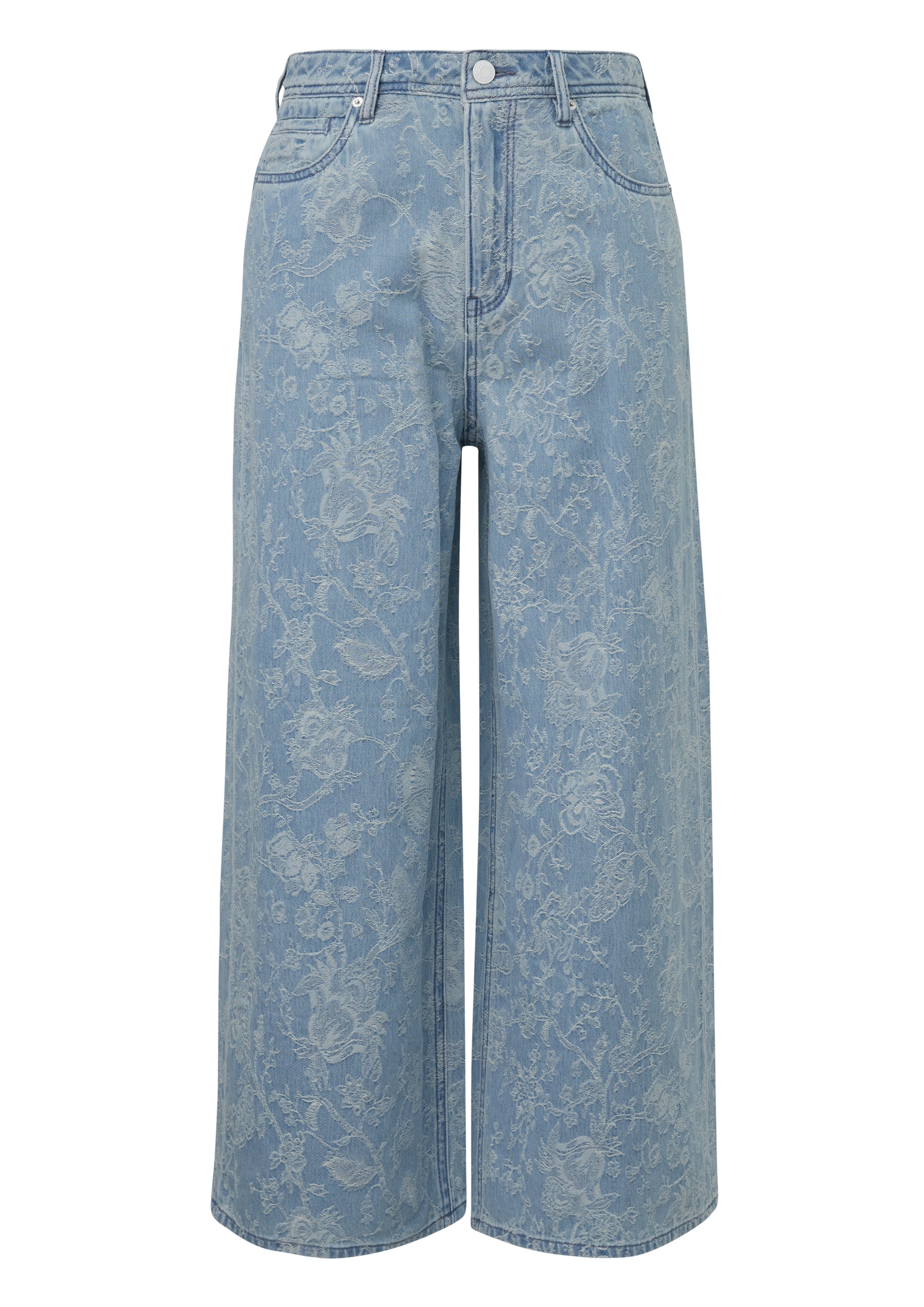 s.Oliver Wide leg Jeans 'Suri' in Blauw: voorkant