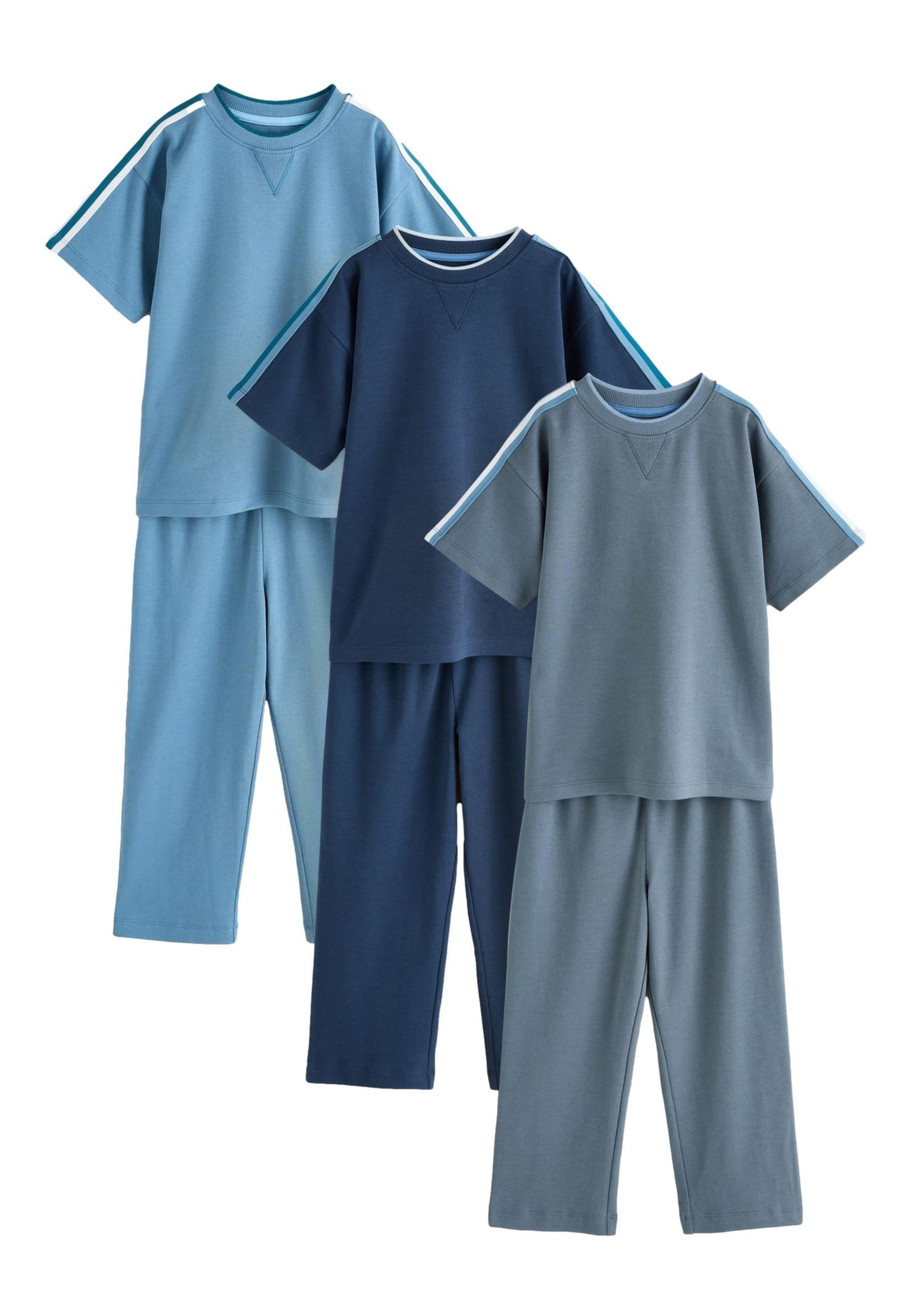 Next - Pijama en azul: frente