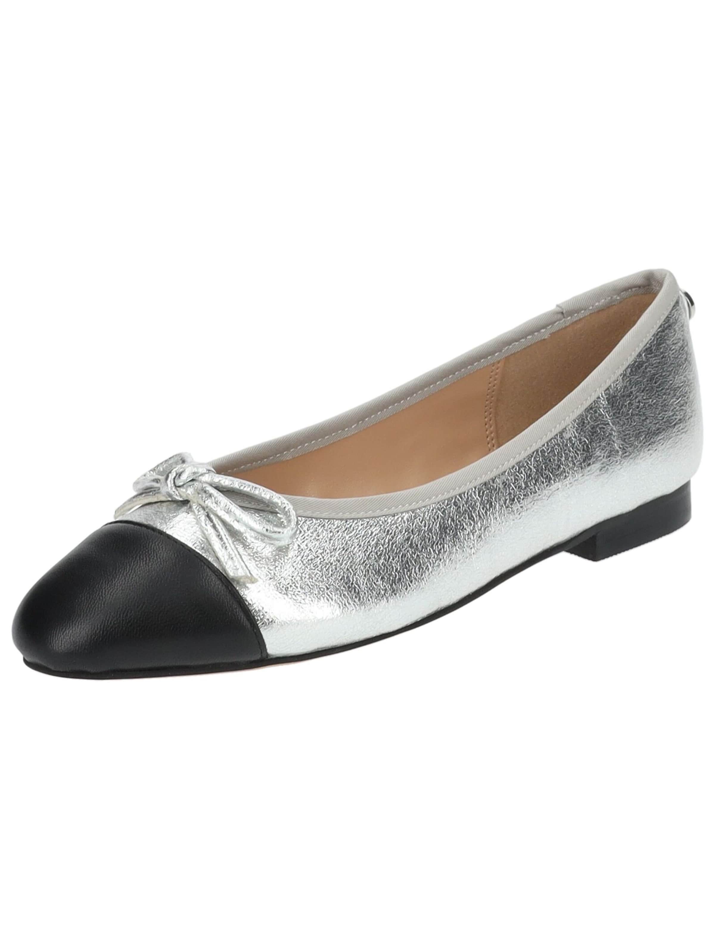 STEVE MADDEN Ballerina in Silber: Vorderseite