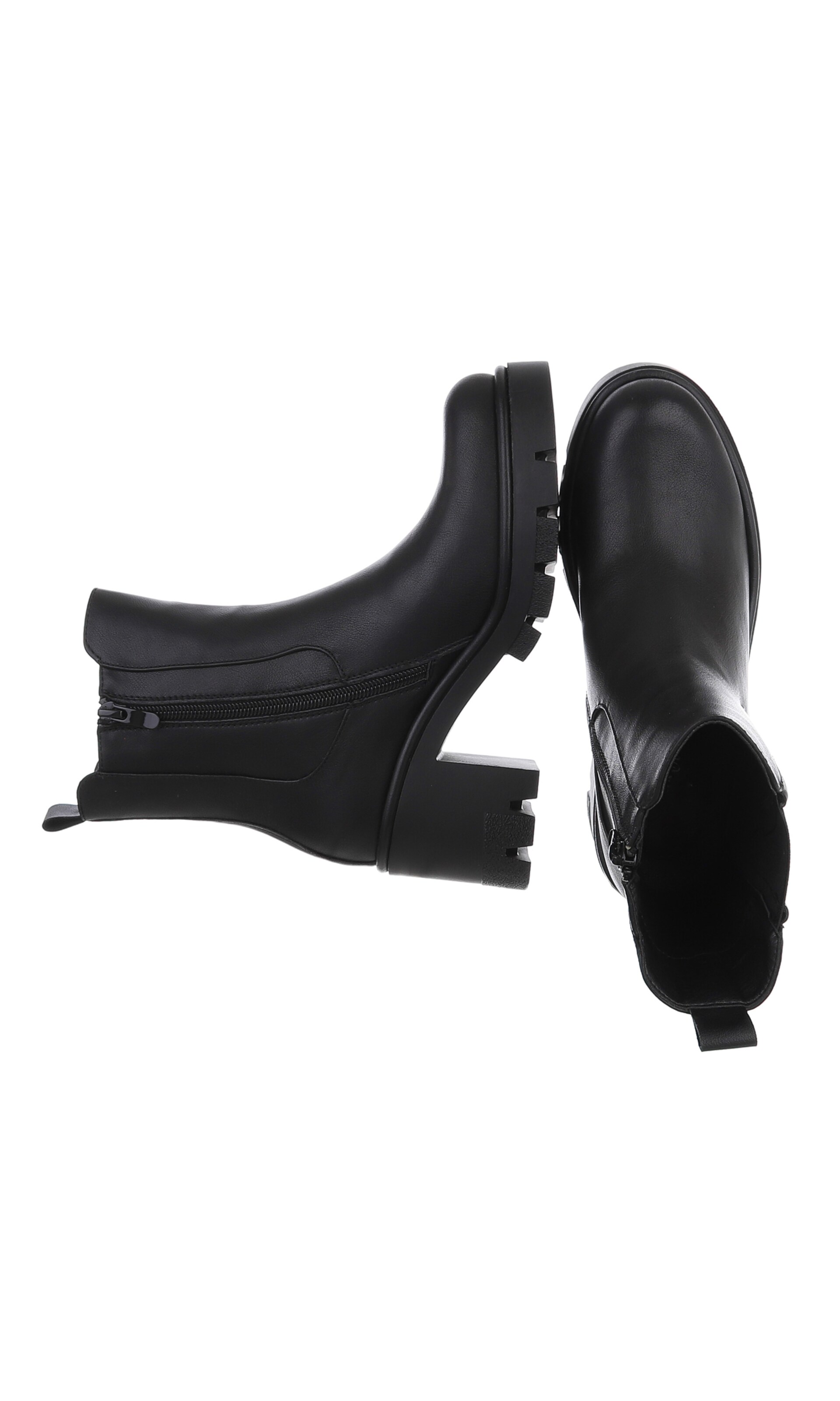 Ital-Design Stiefelette in Schwarz