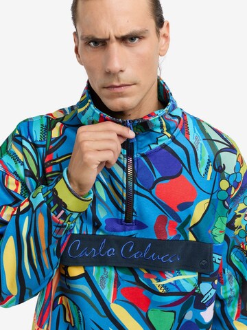 Carlo Colucci Sweatshirt 'De Vincenzi' in Blauw