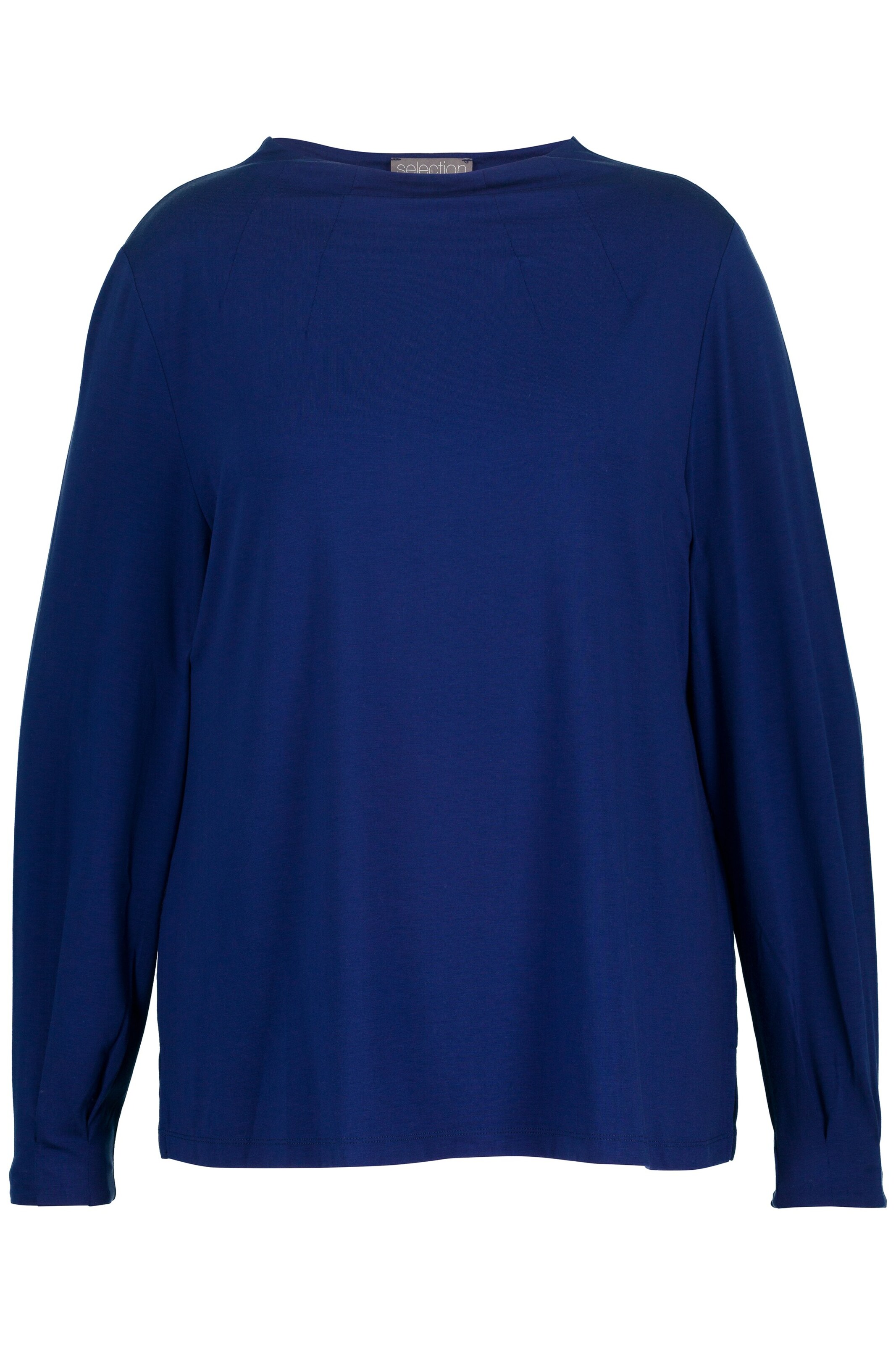 Ulla Popken Shirt in Blauw: voorkant