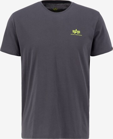 T-Shirt ALPHA INDUSTRIES en gris : devant