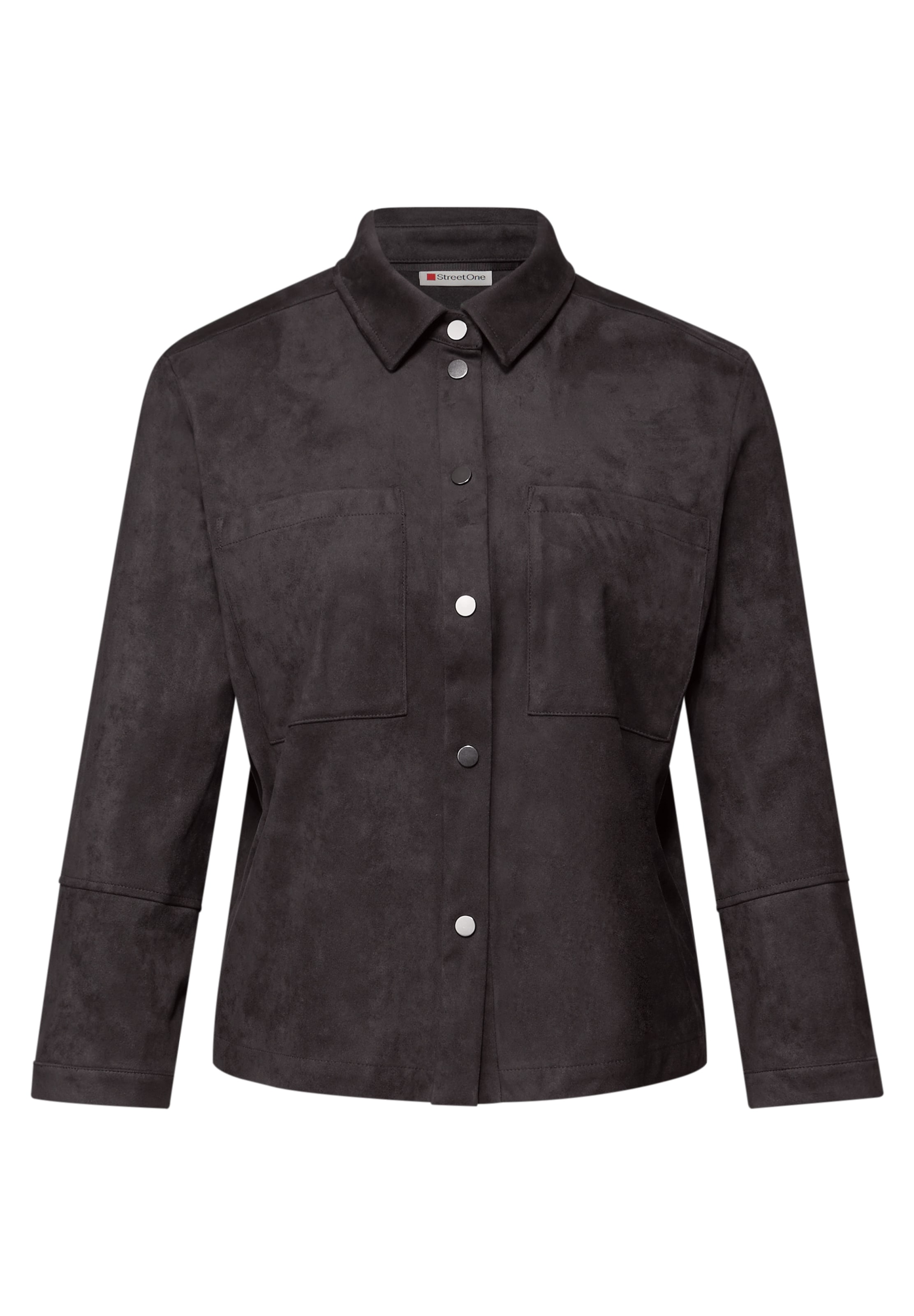 STREET ONE Bluse in dunkelbraun, Produktansicht