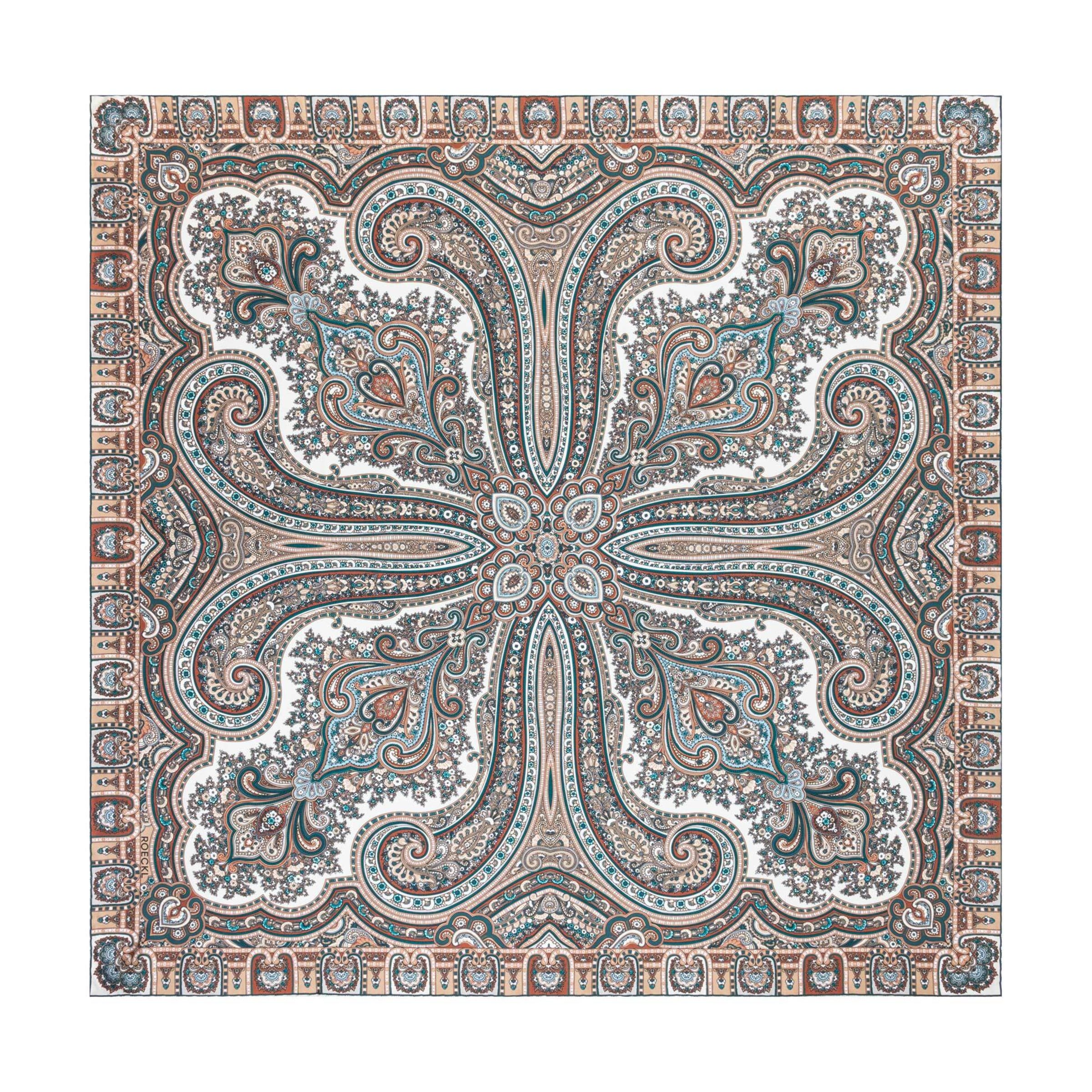 Foulard ' Paisley Star ' di Roeckl in beige
