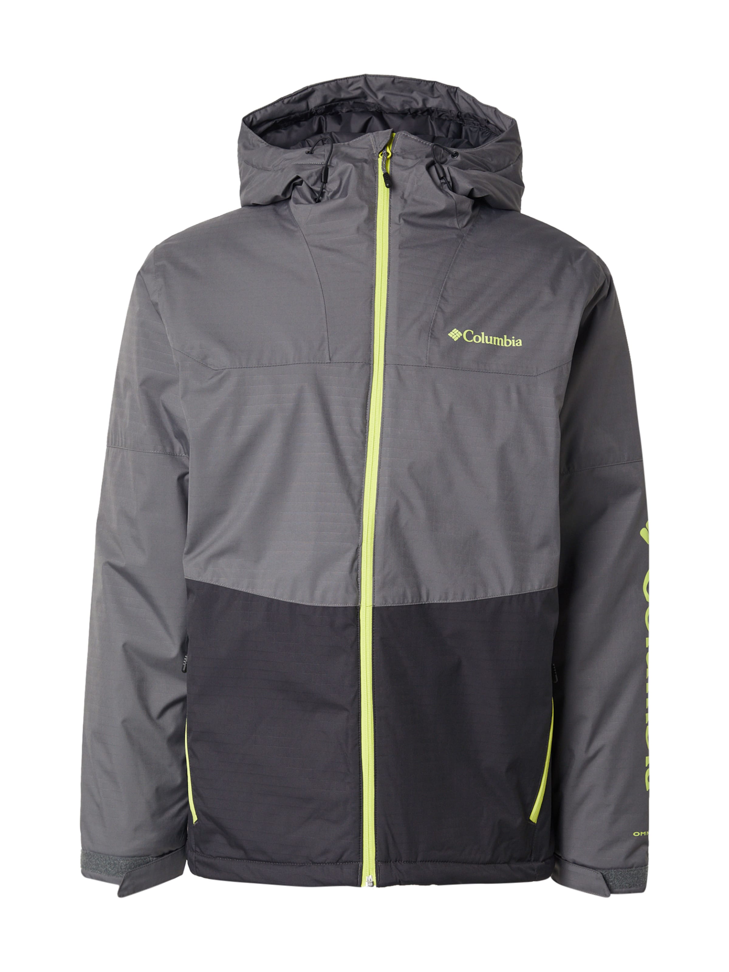 pelēks COLUMBIA Āra jaka 'Point Park': no priekšpuses