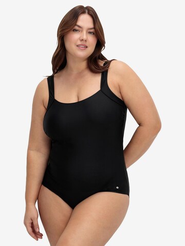 SHEEGO Swimsuit in Black: front