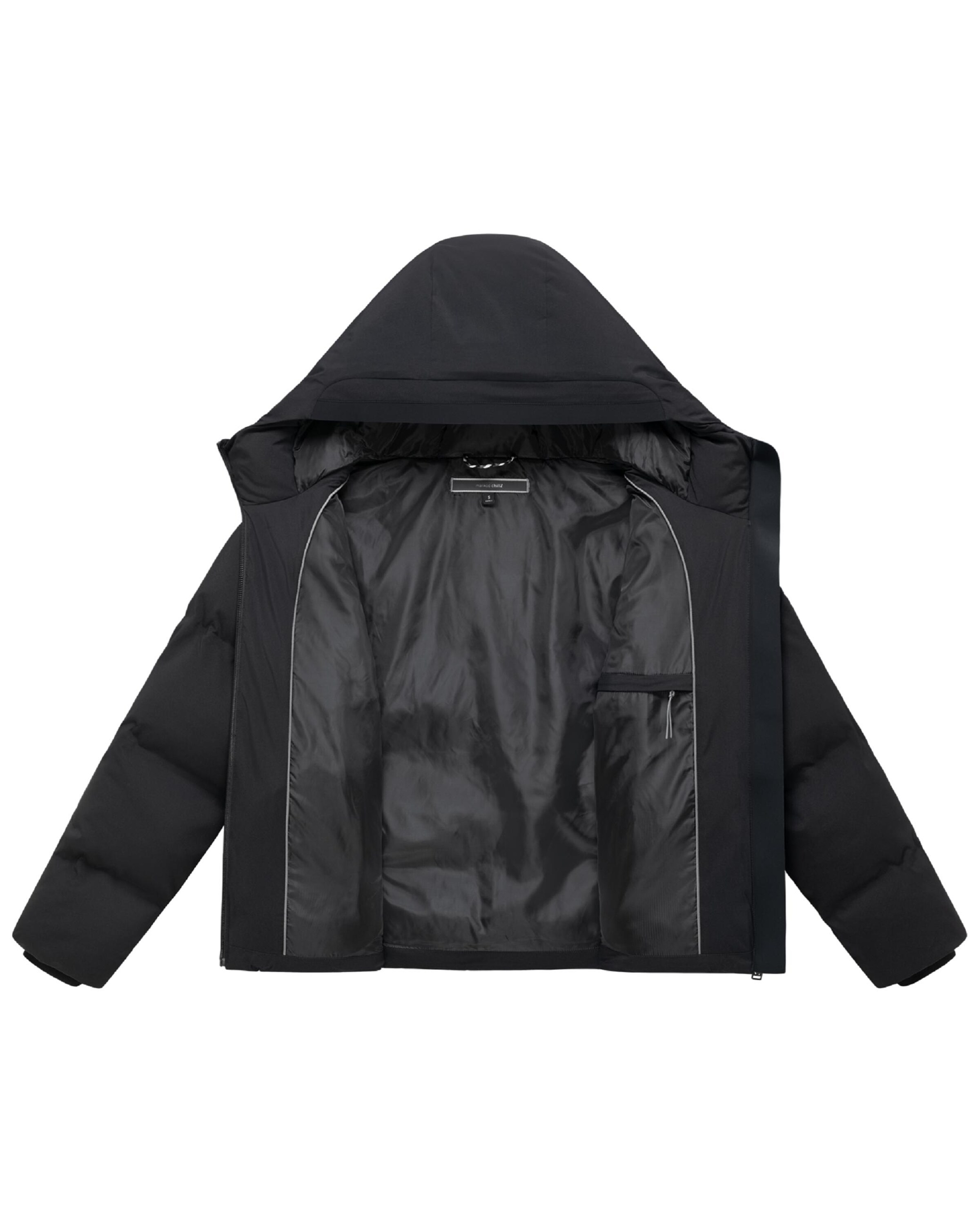 MARIKOO Winterjas 'Paddie 16' in Zwart
