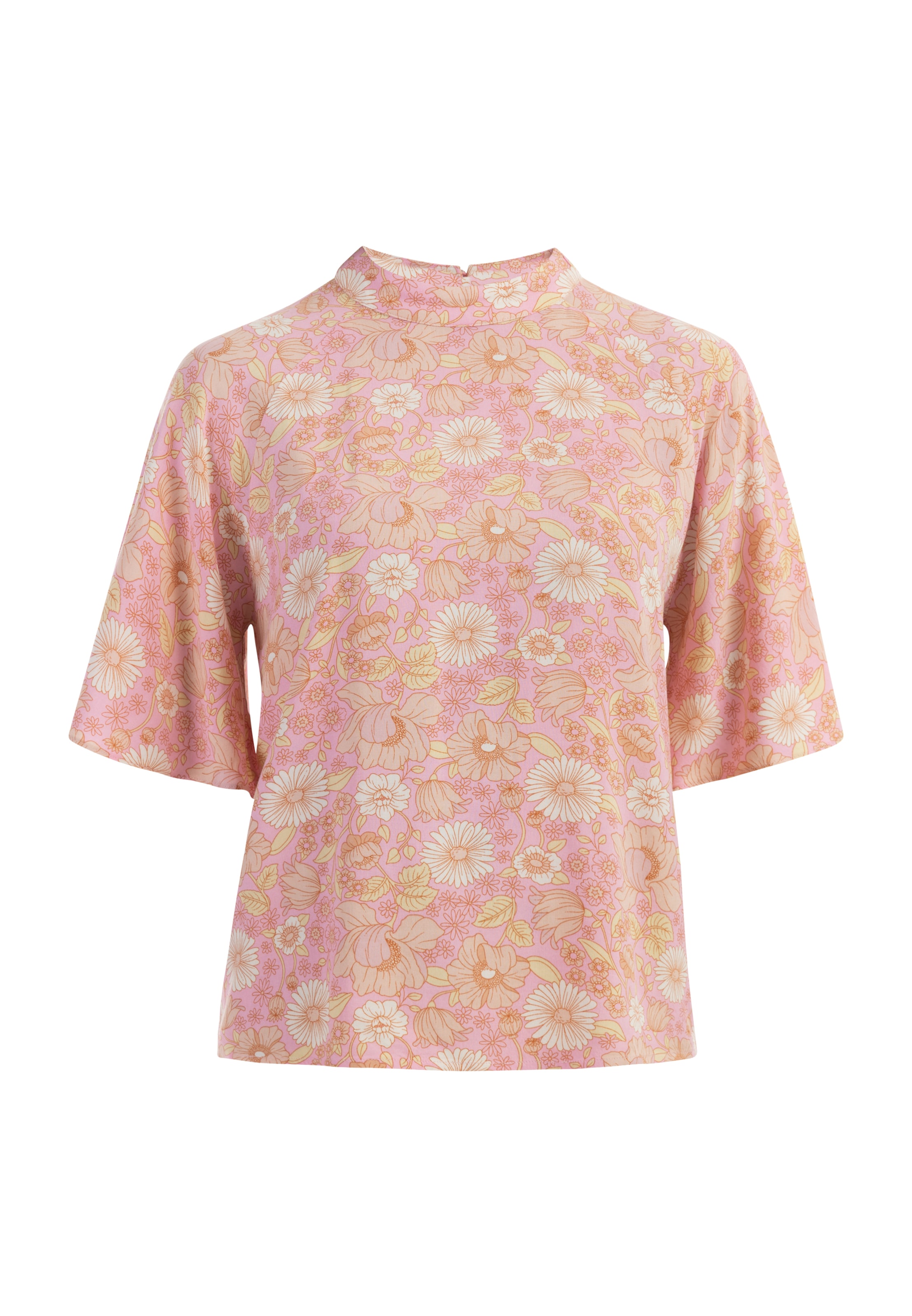 Usha Bluse in Pink: Vorderseite