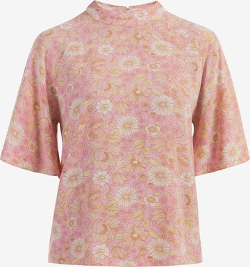 Usha - Blusa em rosa: frente