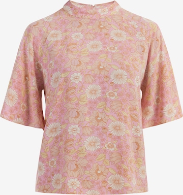 Usha Blouse in Roze: voorkant