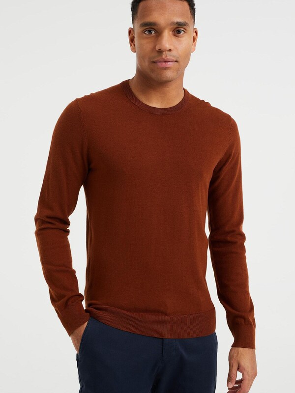 WE Fashion - Jersey en marrón
