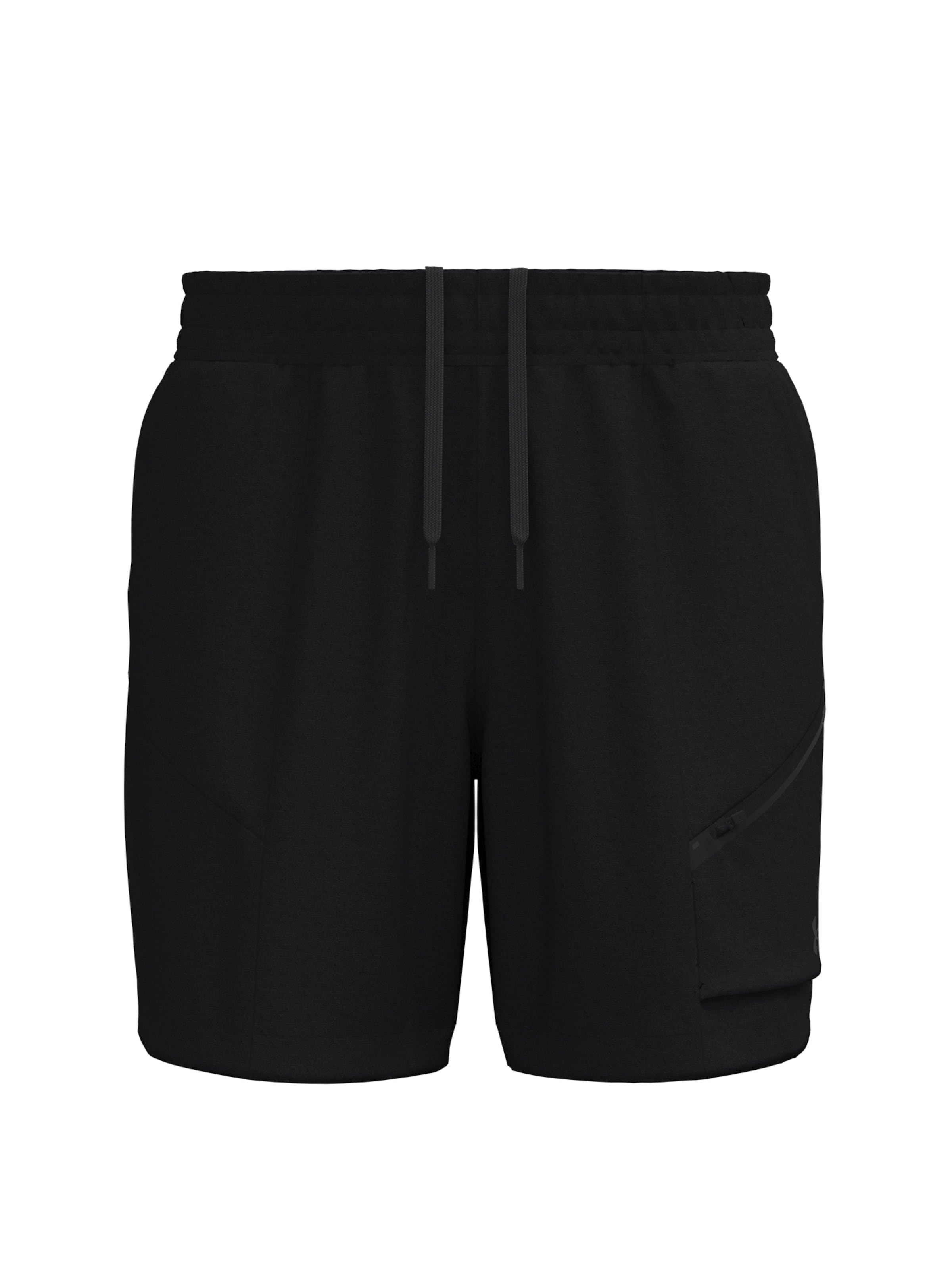 UNDER ARMOUR Regular Sportbroek in Zwart: voorkant