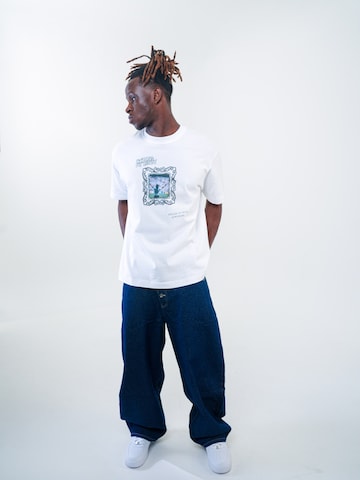 T-Shirt 'MARADONA - BUILDING MY LEGACY' ATELIER OF FAITH en blanc