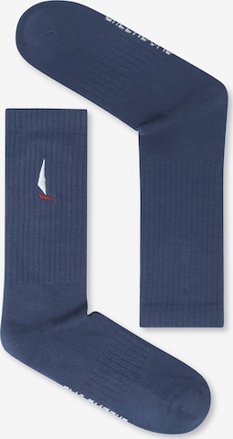 Calzino di GREENBOMB in blu: frontale