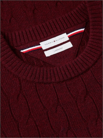TOMMY HILFIGER Pullover in Rot