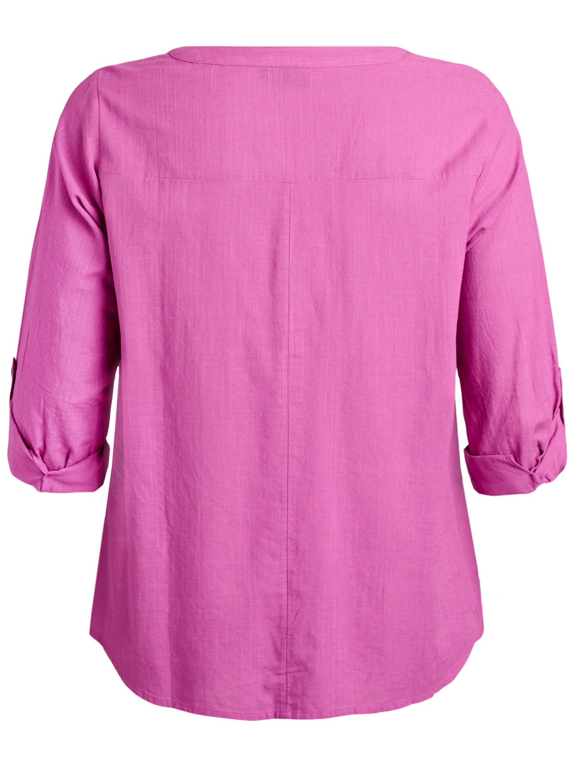 Zizzi Bluse 'CANANNA' in Pink