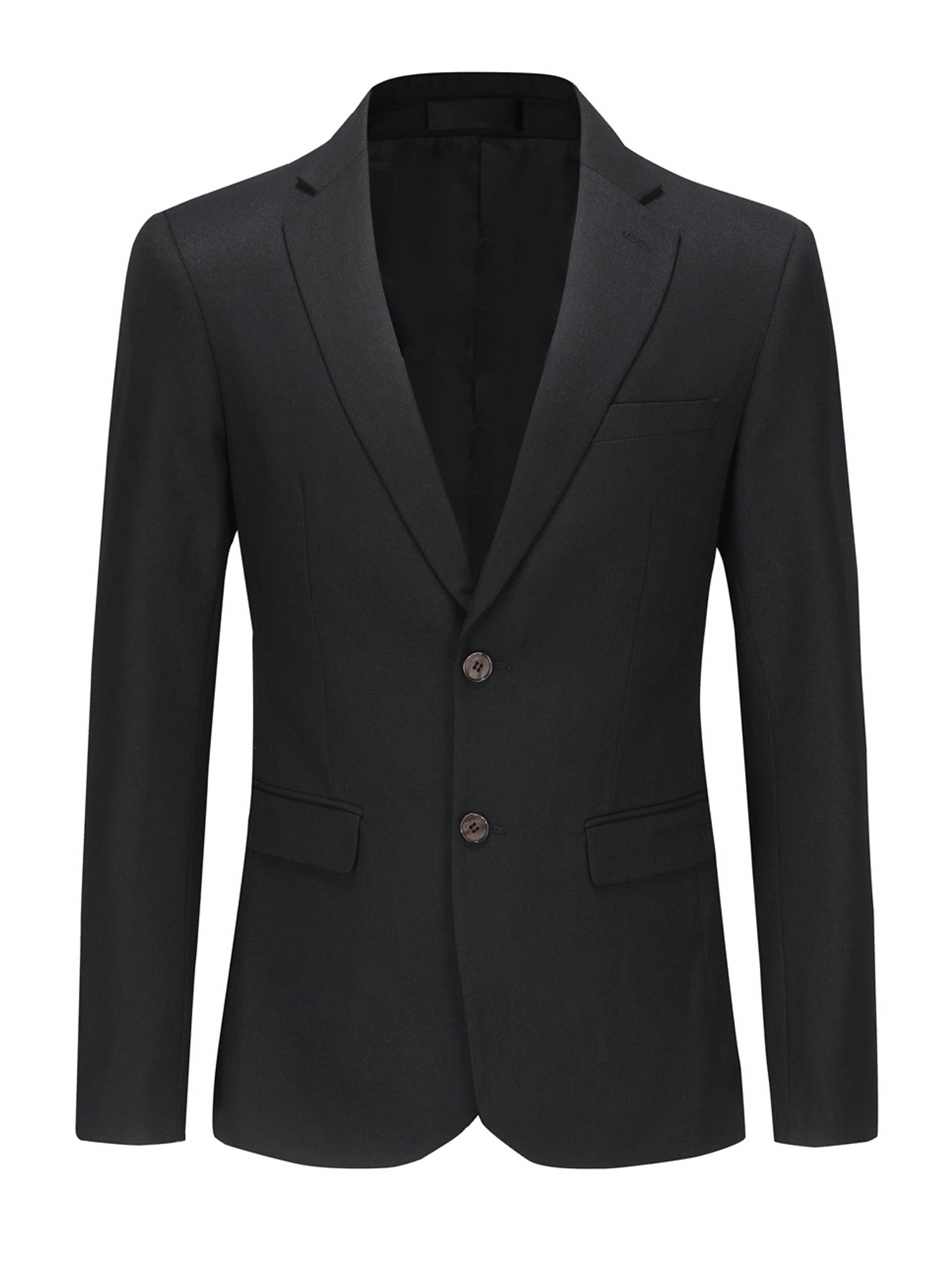 ALLTHEMEN Tapered Suit 'Zweiklang' in Black