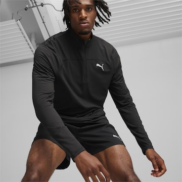 PUMA Αθλητική μπλούζα φούτερ 'Cloudspun' σε μαύρο: μπροστά
