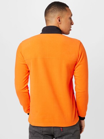 ADIDAS ORIGINALS Sweatshirt 'Wander Hour Quarter-Snap Polar Fleece' in Orange