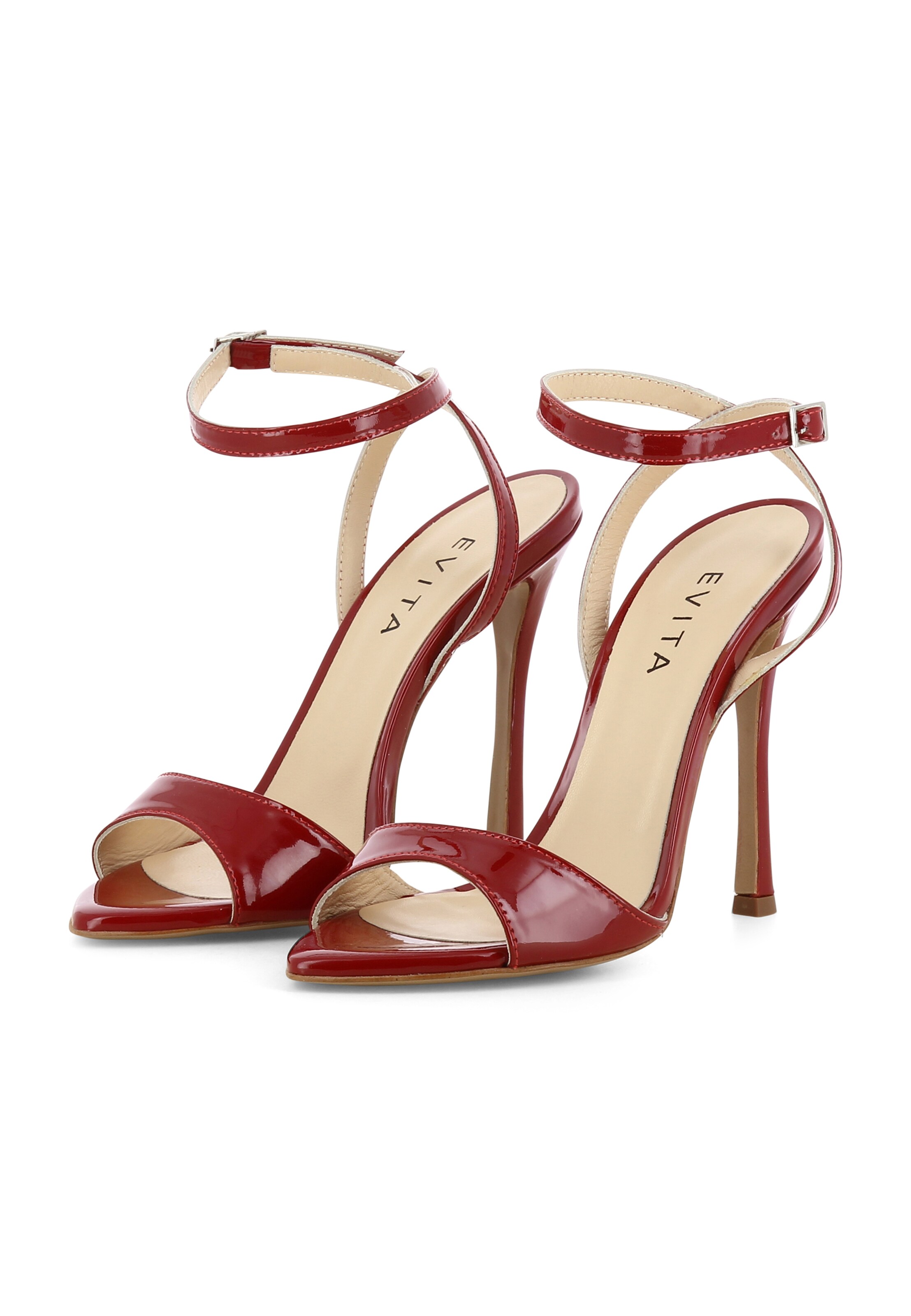 Sandales à lanières 'MONICA' EVITA en rouge