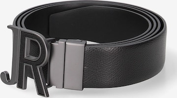 Ceinture John Richmond en noir : devant
