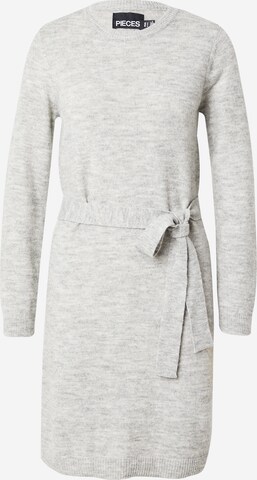 Robes en maille 'Juliana' PIECES en gris : devant