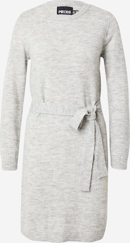 Robes en maille 'Juliana' PIECES en gris : devant