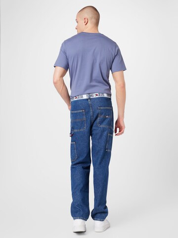 Tommy Jeans - Loosefit Calças de ganga cargo em azul