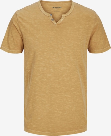 JACK & JONES Футболка 'JJESplit' в Коричневый: спереди