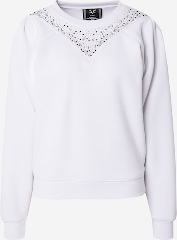 19V69 ITALIA Sweatshirt 'GIULIA' i vit: framsida