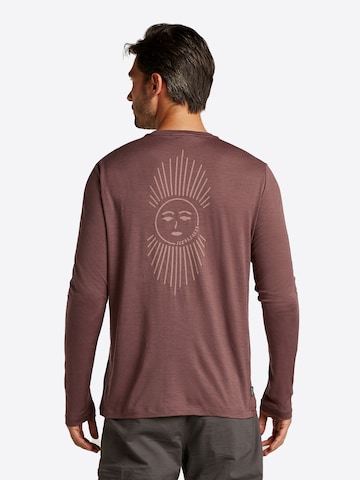 ICEBREAKER Функционална тениска 'Tech Lite' в кафяво