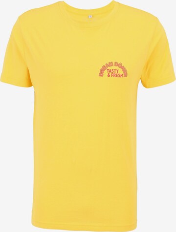 T-Shirt 'Dream Kebab' Mister Tee en jaune : devant