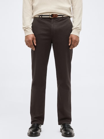 SCOTCH & SODA Szabványos Chino nadrág 'Warren' - szürke: elől