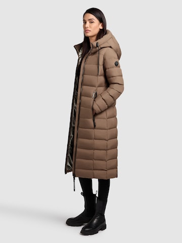 khujo Wintermantel 'Simmie' in Bruin