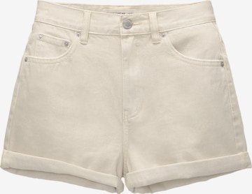 Pull&Bear regular Jeans i beige: forside