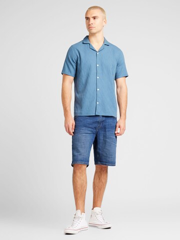 Coupe regular Chemise 'MAR4' HOLLISTER en bleu