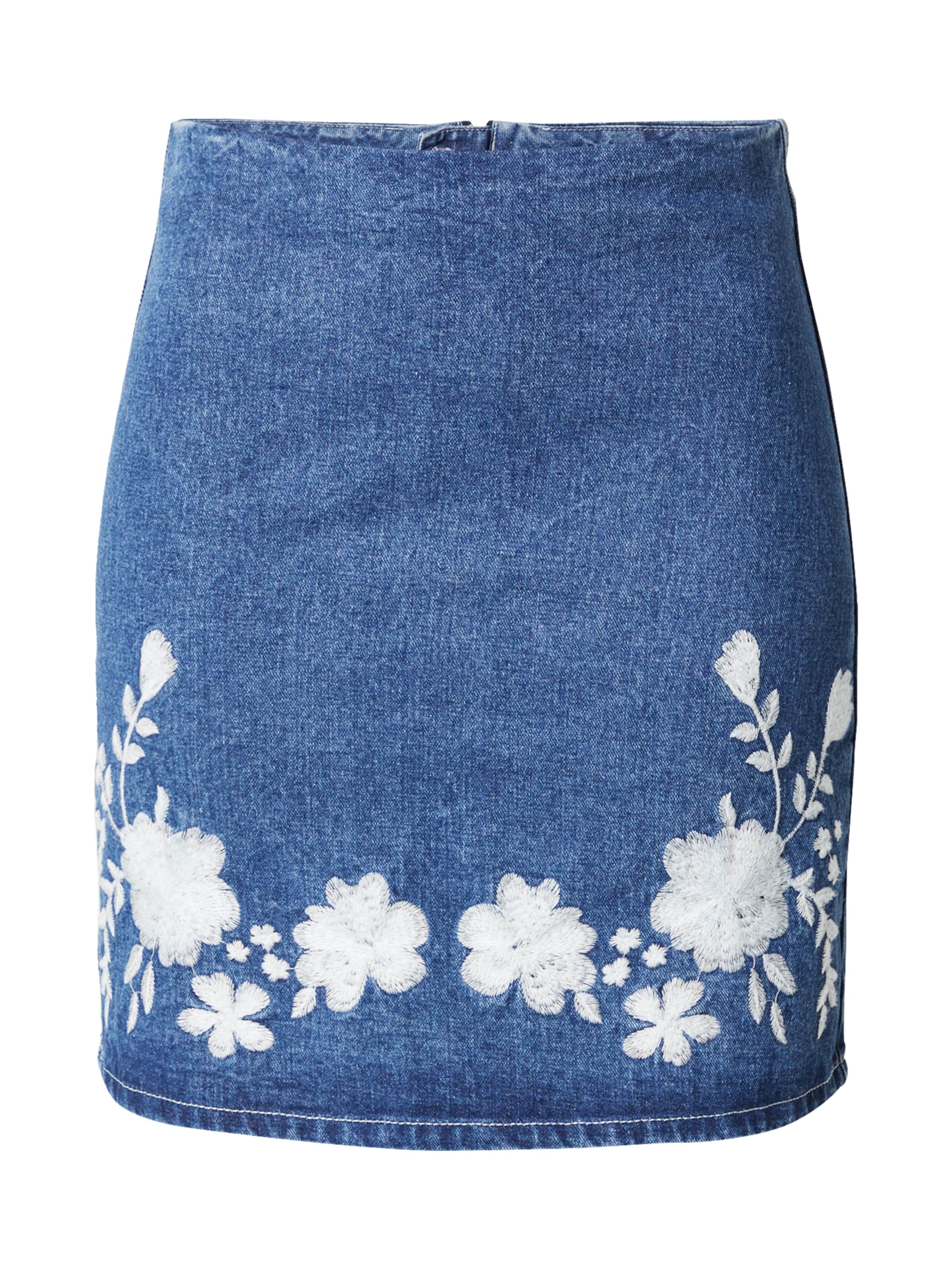 VILA Skirt 'VIBROIDY' in Blue: front