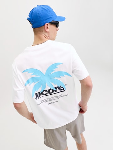 T-Shirt 'JCOClub' JACK & JONES en blanc : devant