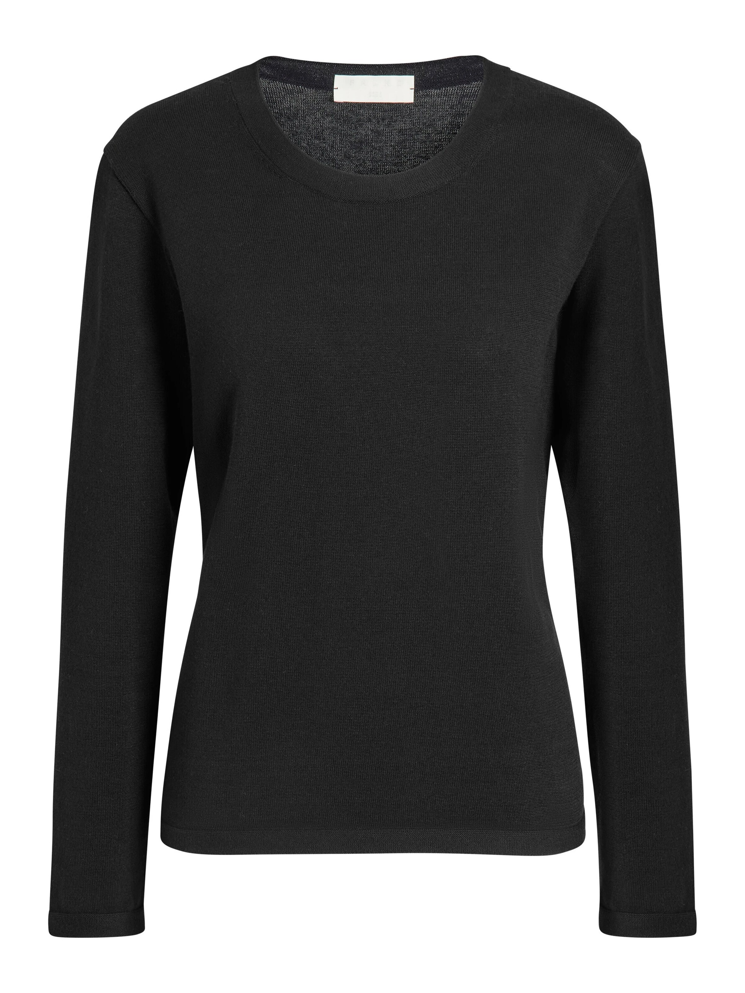 FALKE Pullover 'Cotton Knit'‌‌‌‌‌‌‌‌‌ in Schwarz
