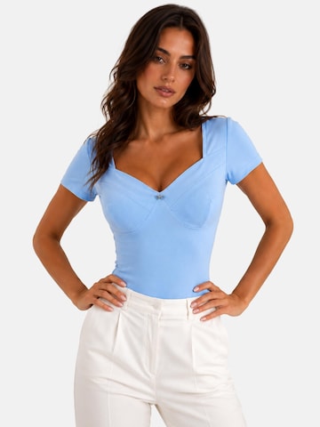 REGINA FASHION - Camiseta 'Sweetheart top' en azul