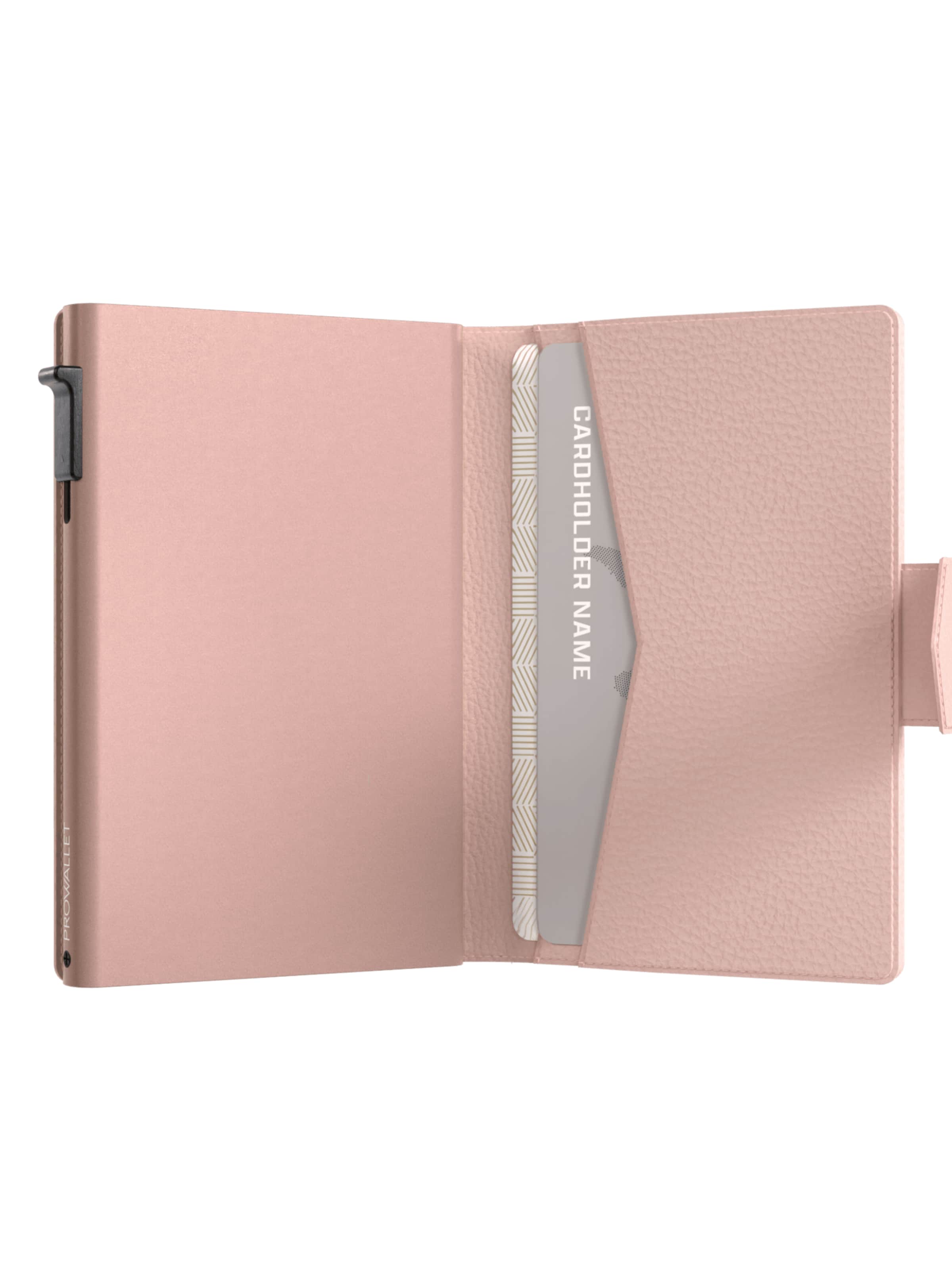 Prowallet Wallet 'Pasjeshouder Plus Pebble' in Pink
