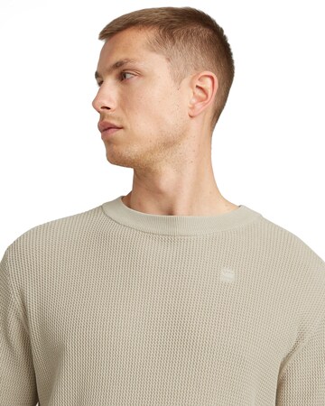 G-STAR Trui 'Serrated' in Beige