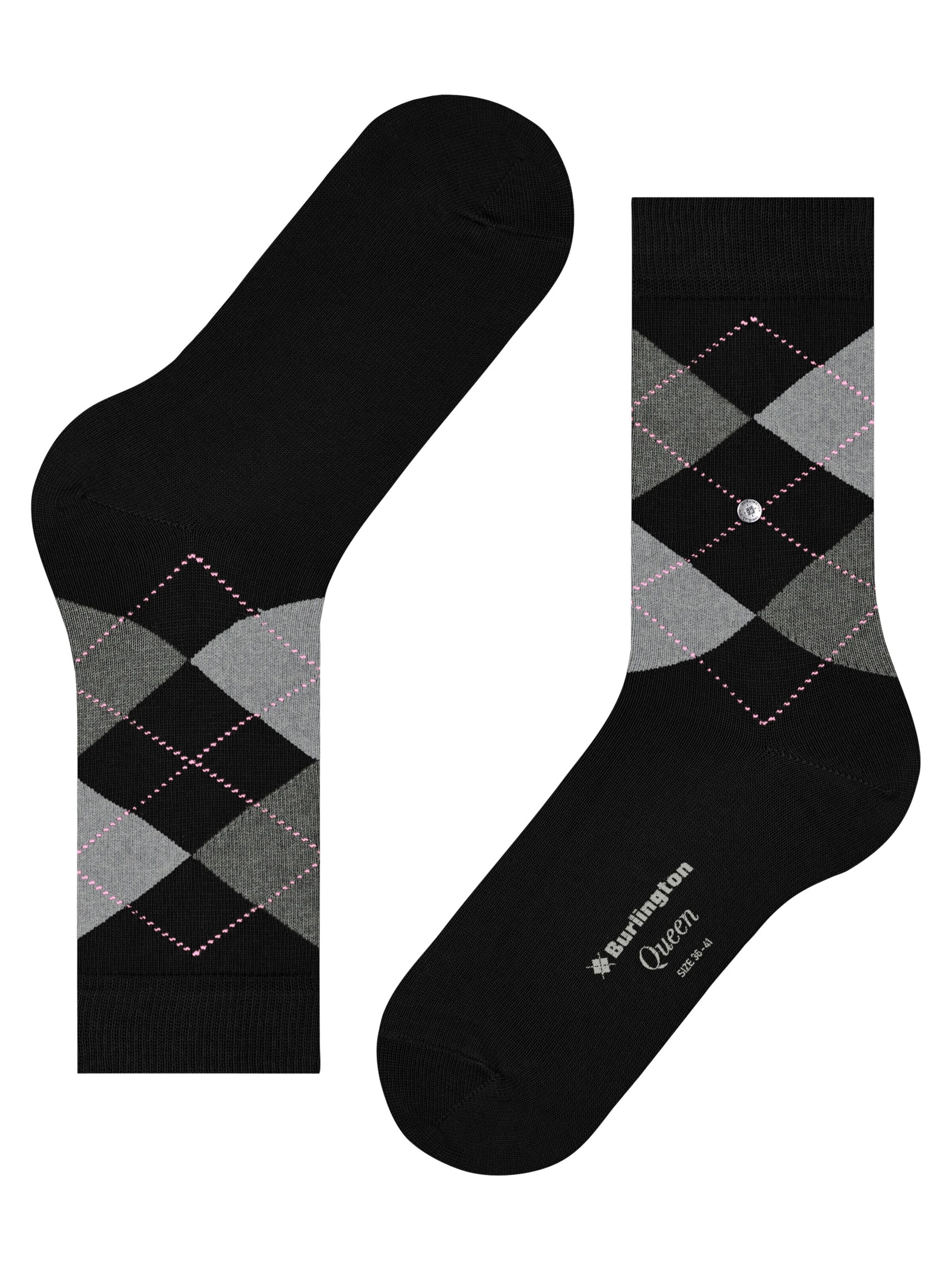BURLINGTON Socks 'Queen' in Black