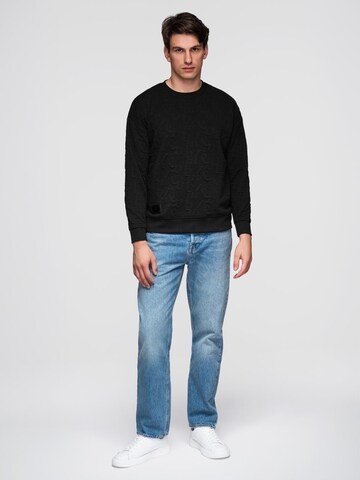 Ombre Sweatshirt 'B1712' in Zwart