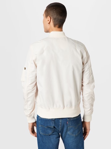 ALPHA INDUSTRIES - Chaqueta de entretiempo 'MA-1 TT' en blanco