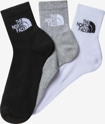 THE NORTH FACE Sports socks in White: front